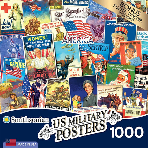 US Military Posters 1000 Piece Puzzle