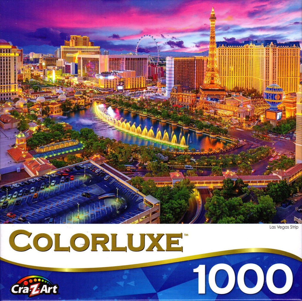 Colorluxe 1000 Piece Puzzle - Las Vegas Strip