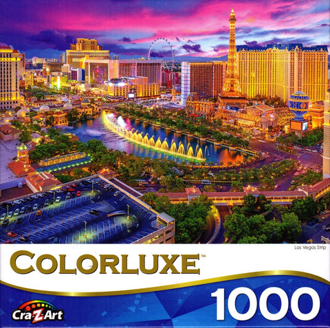 Colorluxe 1000 Piece Puzzle - Las Vegas Strip