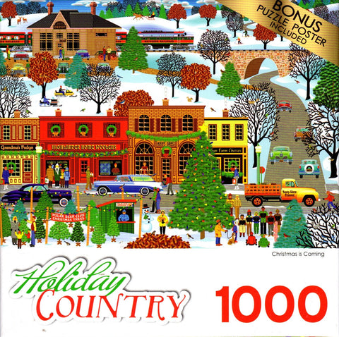 Christmas is Coming 1000 Piece Puzzle By Mark Frost