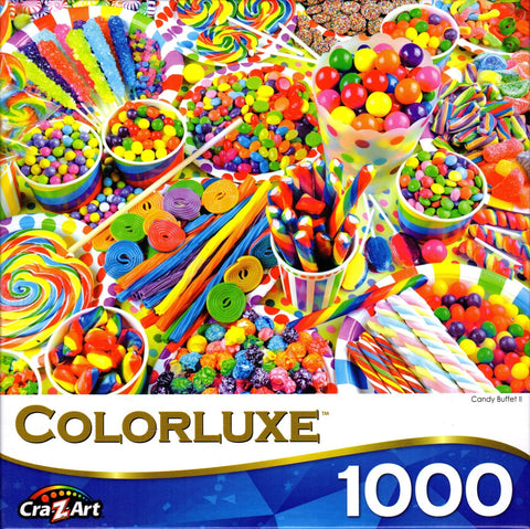 Colorluxe 1000 Piece Puzzle - Candy Buffet II By Karen Romanko