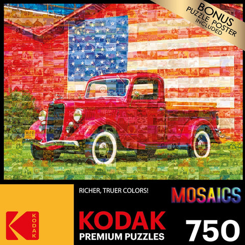 Kodak - American Pickup Truck 750 Piece Puzzle By Ron Kimball