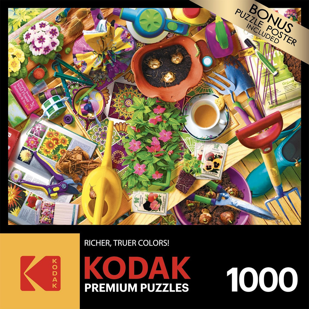 Kodak - Inside the Gardner's Shed 1000 Piece Puzzle By Andrew Farley