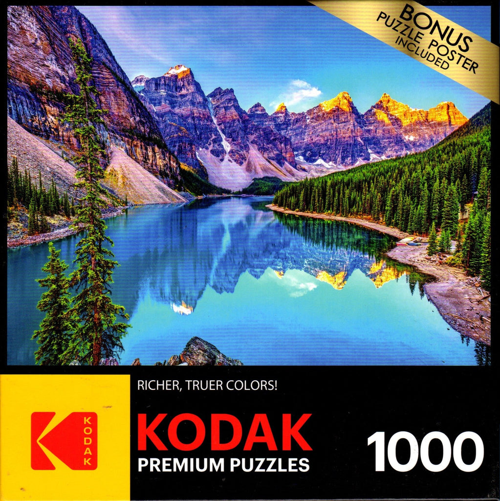 Kodak - Moraine Lake Banff Canada 1000 Piece Puzzle By Tanvir Aziz