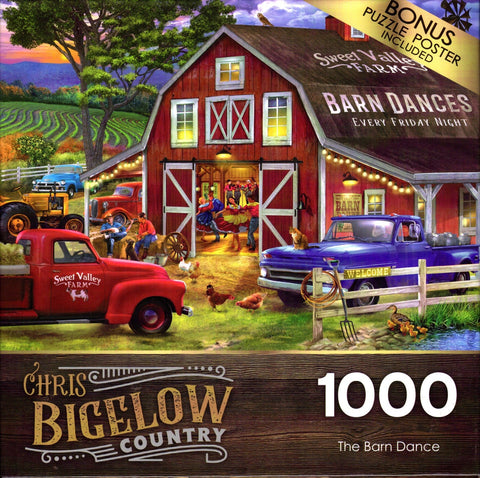 Barn Dance 1000 Piece Puzzle By Chris Bigelow
