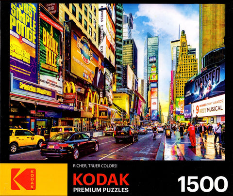 Kodak - Times Square & 7th Avenue Manhattan New York 1500 Piece Puzzle