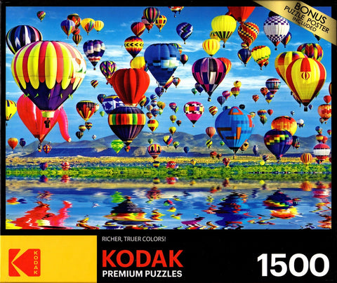 Kodak - Balloon Reflections 1500 Piece Puzzle By Mike Jones