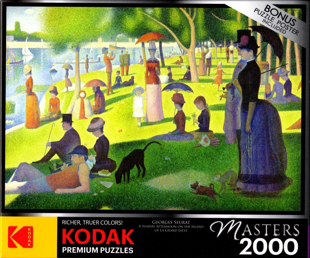 Masters 2000 - A Sunday Afternoon on The Island of La Grand Jatte 2000 Piece Puzzle By Georges Seurat