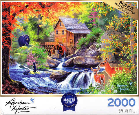 Spring Mill 2000 Piece Puzzle By Abraham Hunter