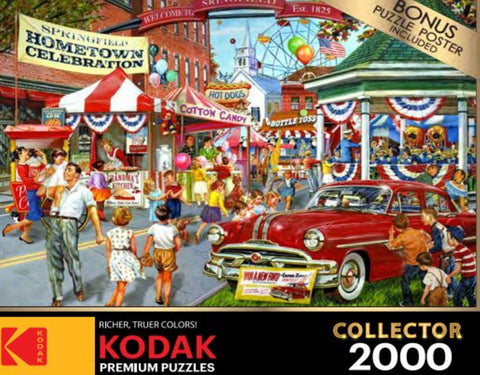 Kodak - Hometown Celebration 2000 Piece Puzzle By Ed Wargo