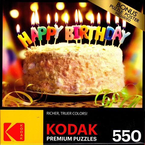 Kodak - Happy Birthday Cake 550 Piece Puzzle