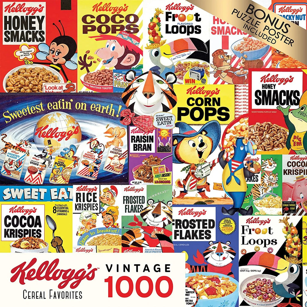 Kellogg's 1000 Piece Puzzle - Cereal Favorites