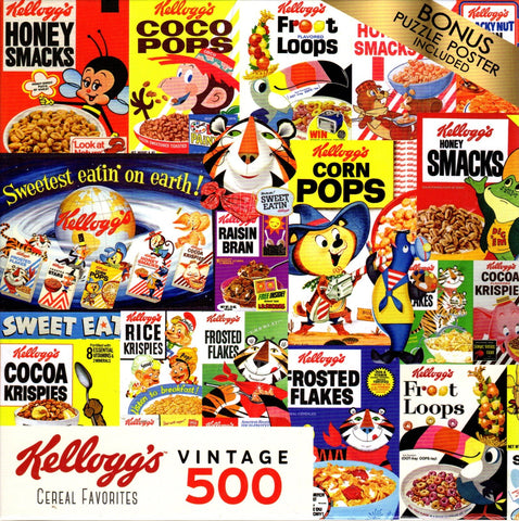 Kellogg's 500 Piece Puzzle - Cereal Favorites