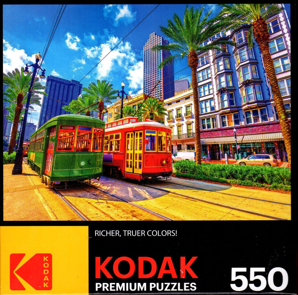 Kodak - New Orleans Streetcars Louisiana 550 Piece Puzzle By Sean Pavone