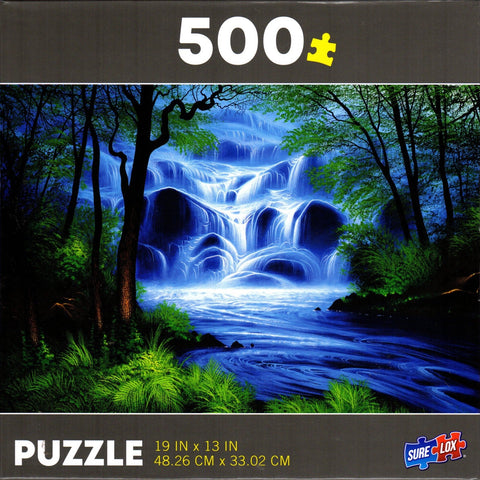 Cascade 500 Piece Puzzle By Jon Rattenbury