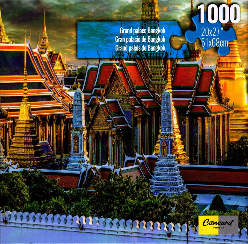 Grand Palace Bangkok 1000 Piece Puzzle By Travel Mania