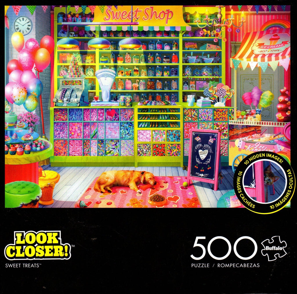 Sweet Treats 500 Piece Puzzle with Hidden Images By Tatiana