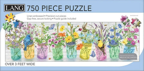 Herb Jars 750 Piece Panoramic Puzzle By Jane Shasky