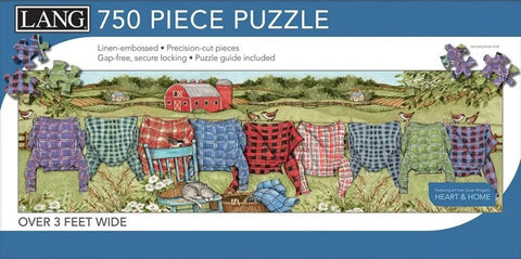 Favorite Flannel 750 Piece Panoramic Puzzle By Susan Winget