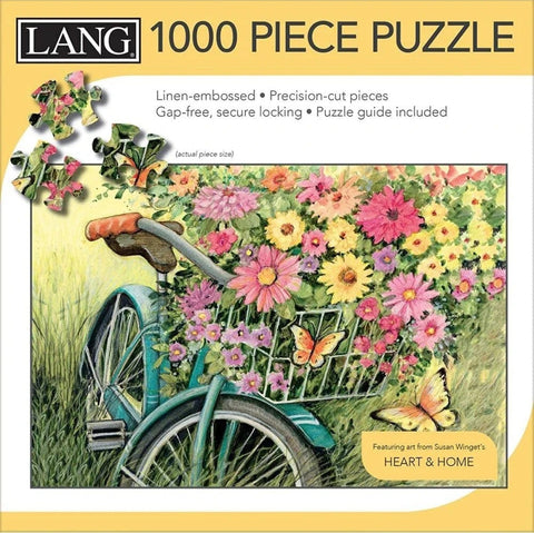 Bicycle Bouquet 1000 Piece Puzzle By Susan Winget