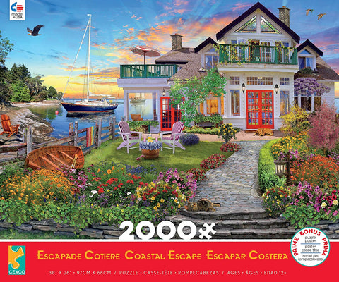 Coastal Escape 2000 Piece Puzzle By David Maclean