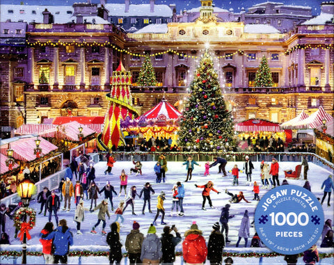 Winter Skating 1000 Piece Puzzle By Macneil Studio