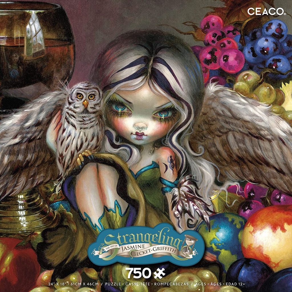 Strangeling Silent Wisdom 750 Piece Puzzle By Jasmine Becket-Griffith