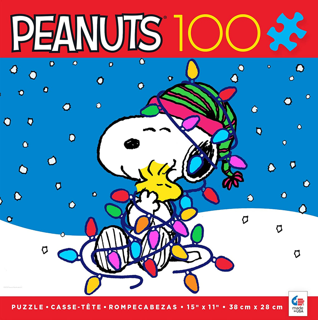 Holiday Snoopy 100 Piece Puzzle