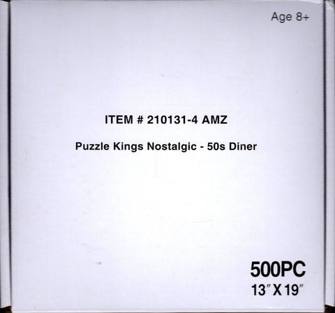 Nostalgic 50s Diner 500 Piece Puzzle