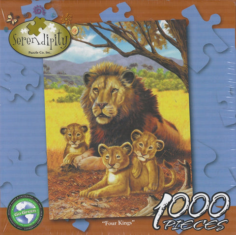 Four Kings 1000 Piece Puzzle