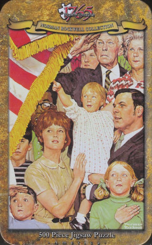 1765 Jigsaw - Norman Rockwell - Salute The Flag