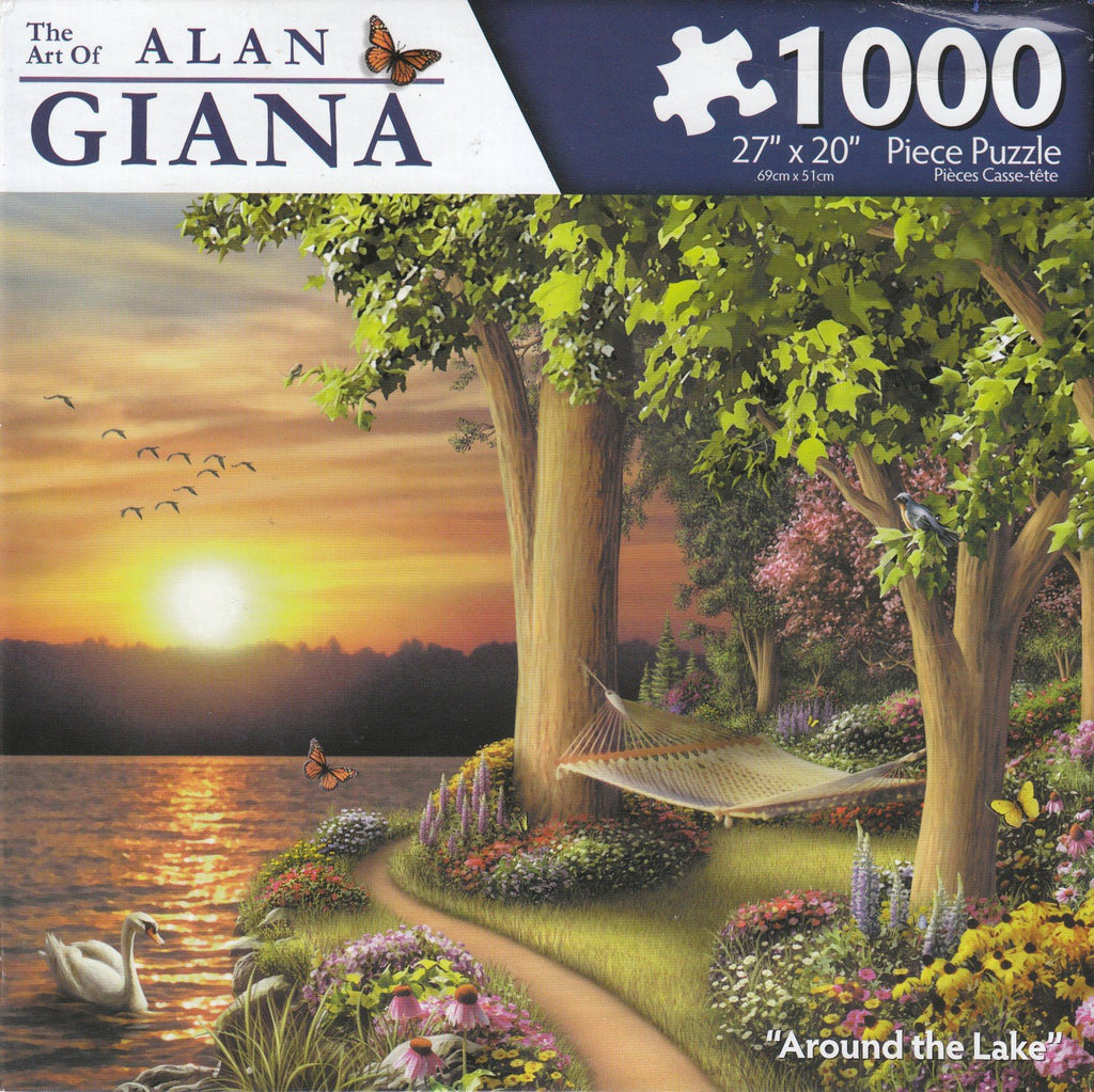 Around the Lake 1000 Piece Puzzle