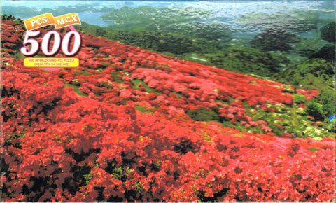 Floral Island Scene 500 Piece Puzzle