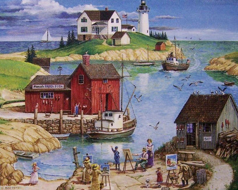 Art On The Bay 500 Piece Puzzle