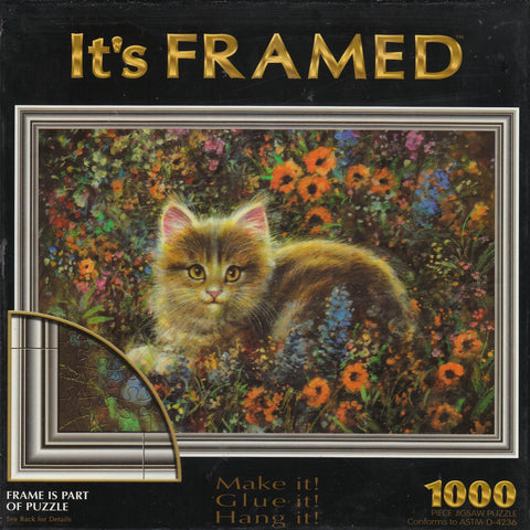 Kitty in the Garden 1000 Piece Puzzle