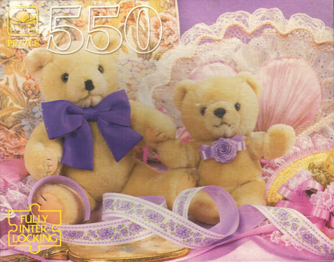 Lace Teddies 550 Piece Puzzle