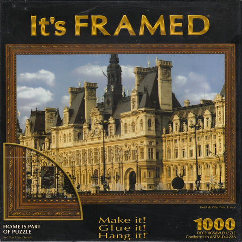 Hotel De Ville, Paris, France 1000 Piece Puzzle