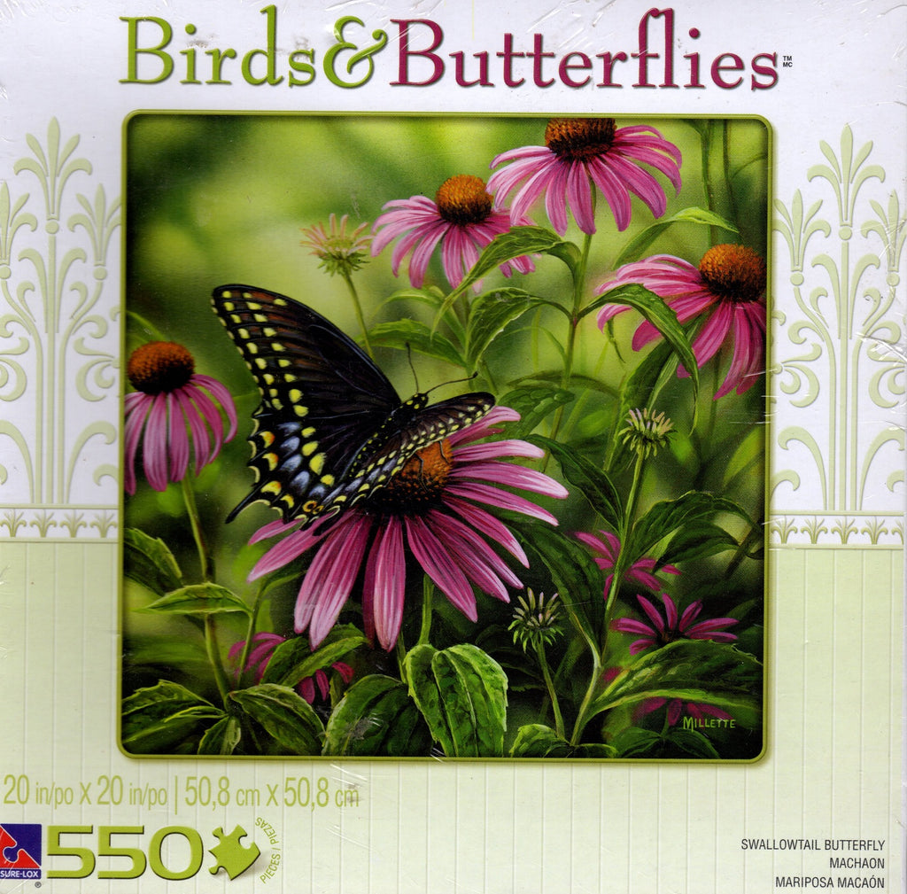 Birds & Butterflies: Swallowtail Butterfly 550 Piece Puzzle