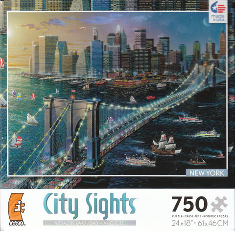 City Sights New York 750 Piece Puzzle