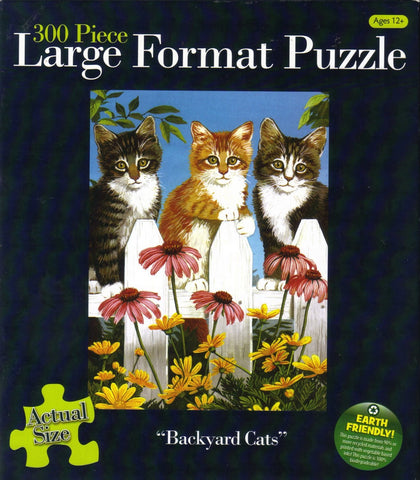Backyard Cats 300 Piece Puzzle