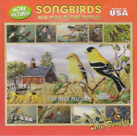 Songbirds 750 Piece Puzzle