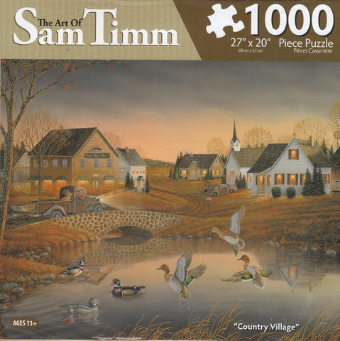 Country Village 1000 Piece Puzzle