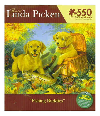 Fishing Buddies 550 Piece Puzzle