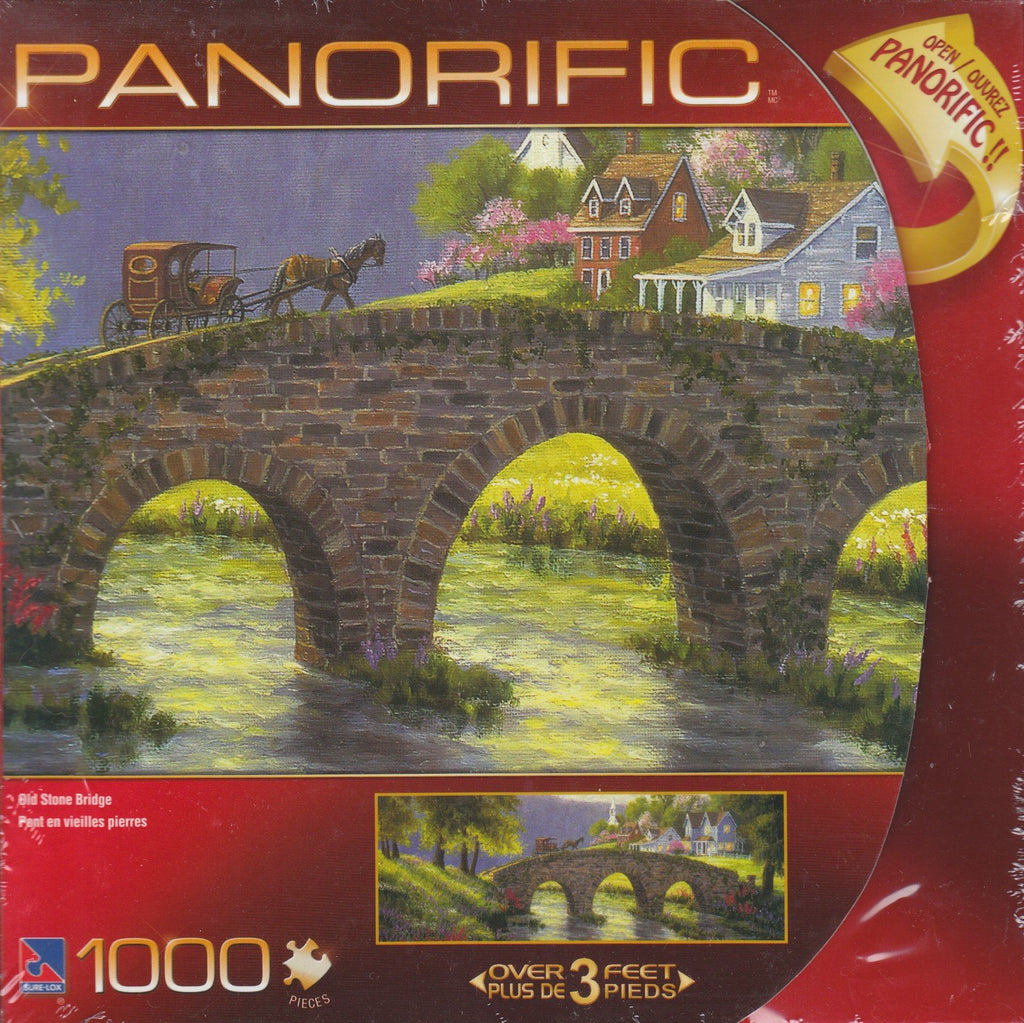 Panorific Old Stone Bridge 1000 Piece Puzzle