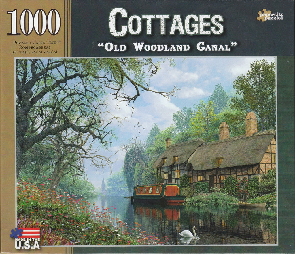 Old Woodland Canal 1000 Piece Puzzle