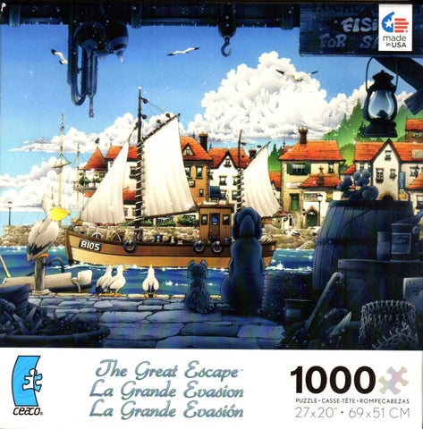 Fishing Boat Sets Sail 1000 Piece Puzzle