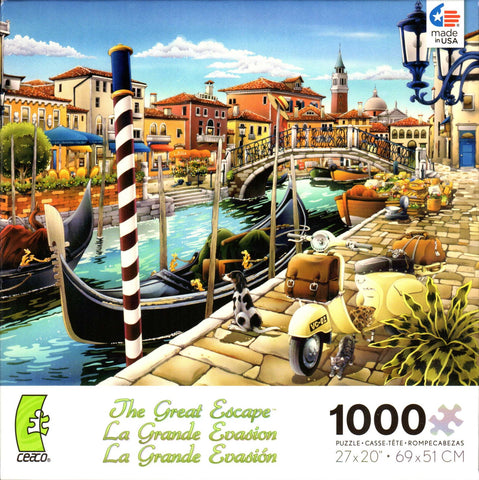 Venetian Canal In Italy 1000 Piece Puzzle