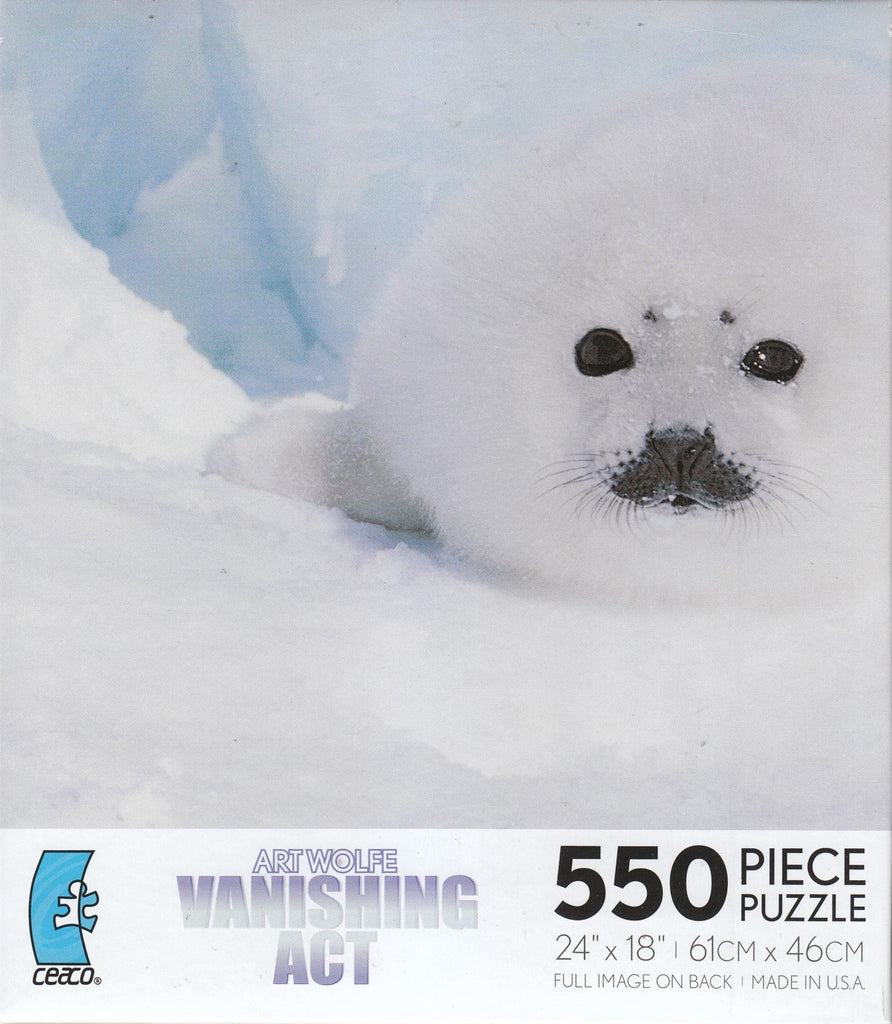 Vanishing Act Harp Seal Pup 550 Piece Puzzle