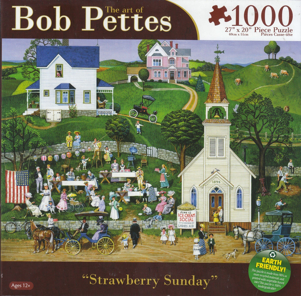 Strawberry Sunday 1000 Piece Puzzle