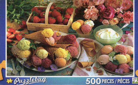 Puzzlebug 500 - Variety of Ice Creams